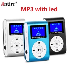 Модный мини mp3 USB MP3-плеер с зажимом, ЖК-экран, поддержка 32 ГБ, Micro SD, TF, кардслик, стильный дизайн, спортивный, компактный