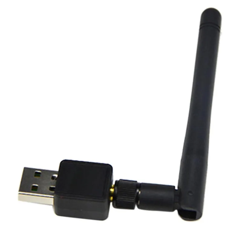 150 Мбит/с 802.11n USB Ethernet адаптер Сетевая карта Wi-Fi приемник 2,4 ГГц USB 2,0 беспроводной Wifi адаптер с антенной