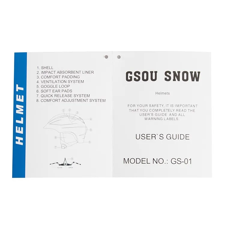 Gsou Snow/лыжи шлем дышащий ультралегкий лыжный шлем сноуборд для взрослых скейтборд мужские и женские зимние для занятий спортом на открытом воздухе, безопасность шлем