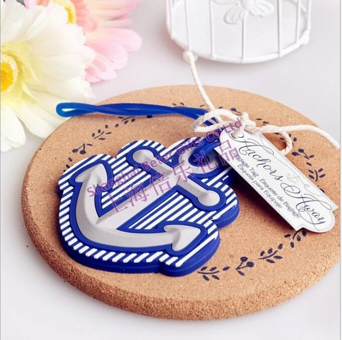 Wholesale 200 pcs beach theme anchor luggage tag wedding favor bridal Wholesale 200 pcs beach theme anchor luggage tag wedding favor bridal