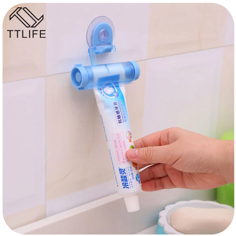 

TTLIFE Hot Sale Creative Rolling Bathroom Tube Dispenser Toothpaste Cream Squeezer Home Tube Rolling Holder Squeezer 2Pcs