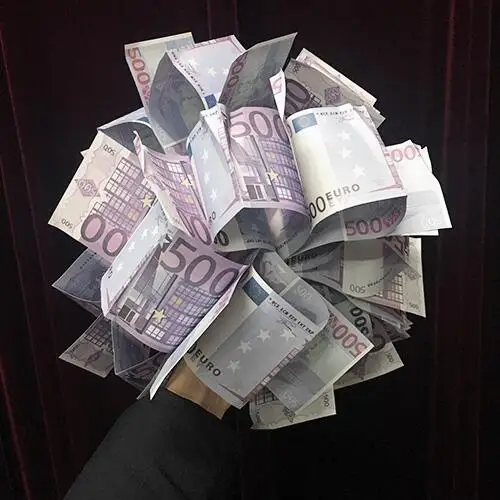 

Spring Bills (100 Euro/500 Euro available,Large) Magic Tricks Stage Illusions Prop Accessories Fun Appear Bill Bouquet Magica