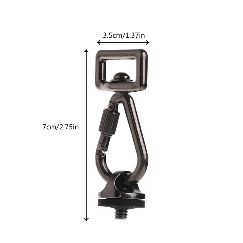 

SLR DSLR Camera 0.25in Screw Connecting Adapter Hook For Shoulder Sling Strap