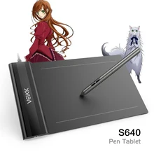 VEIKK S640 Графический чертежный планшет 6X4 дюймов планшет Цифровая компьютерная периферийная ручка 8192 уровней в продаже
