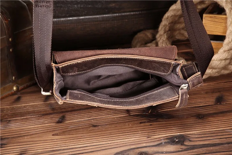 NEWEEKEND сумка на плечо в стиле ретро из натуральной воловьей кожи Crazy Horse сумка-мессенджер через плечо iPad портфель сумка-слинг 8069