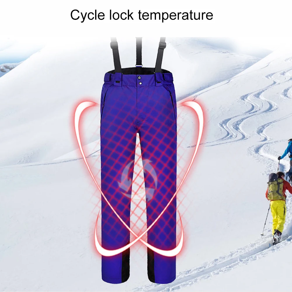 TENNEIGHT зимние профессиональные лыжные штаны теплые водонепроницаемые мужские Лыжные Сноуборд Термические велосипедные штаны брюки лыжные штаны, снежные штаны