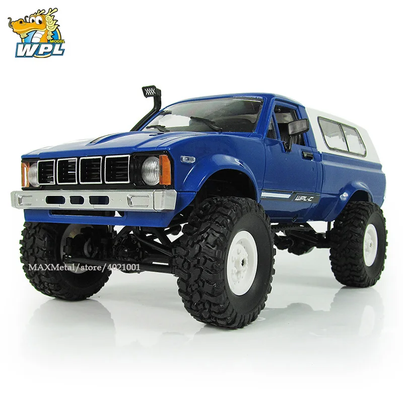 WPL C24 Radio Controlled Cars Off-Road RC Car 1:16 RC Crawler Military Truck Electric Car Machine Truck 4WD Battery Power Car