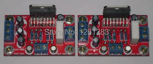 

Amplifier board TDA7293 stereo amplifier board Assembled AMP 85W+85W