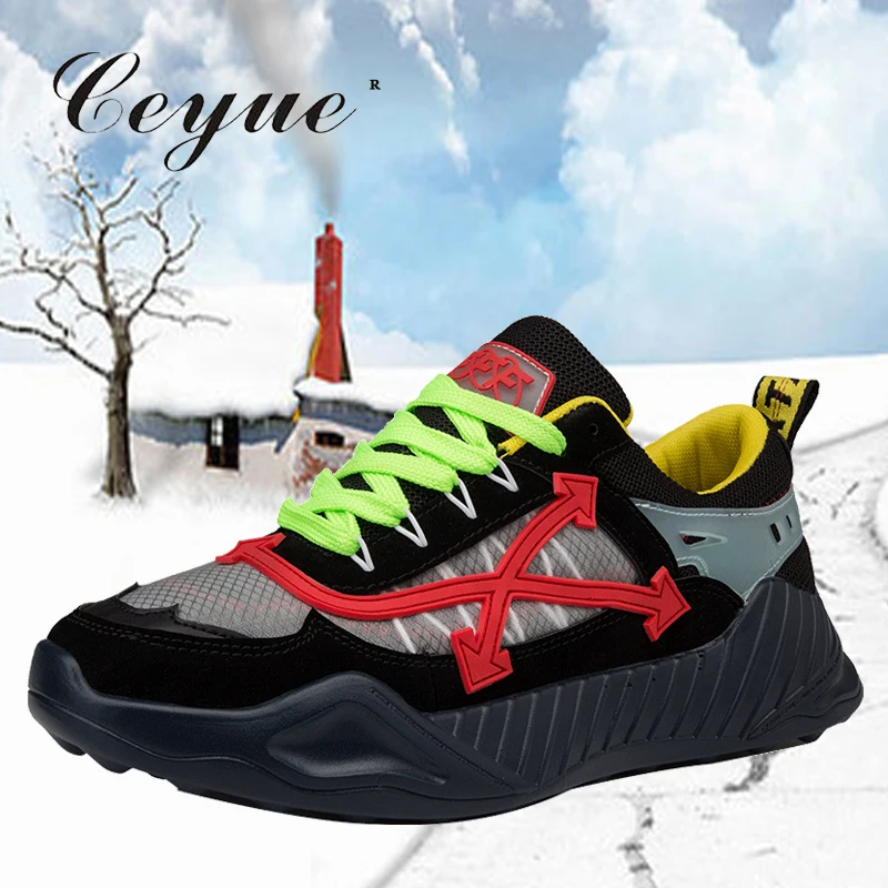 Ceyue 2019 кроссовки Y550 скидка мужские Прогулочные Удобная спортивная обувь zapatillas