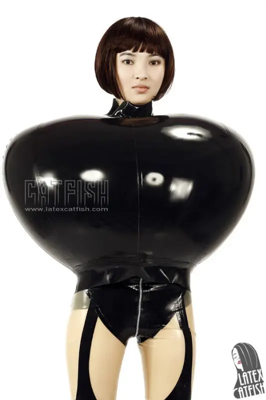 1piece face enclosee latex lingere 1piece face enclosee latex lingere