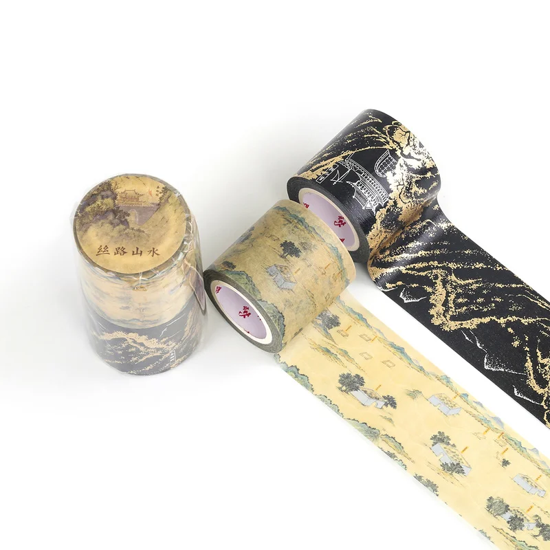 

Retro Washi Masking Tape Decoration Adhesive Tape for Lipstick Perfume Pens Scrapbook Alblum Phone Case 4cm X 10m