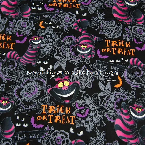 Al009 1 Cour Coton Tissé Tissu Personnages De Dessin Animé