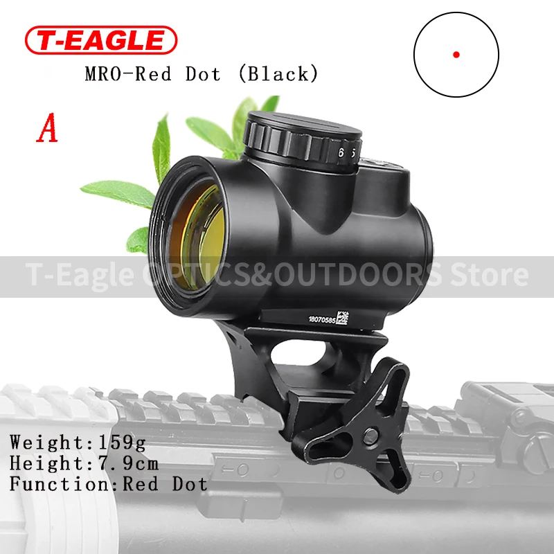 

Holographic MRO Red Dot Sight Rifle Scope Sight Scope Tactical Optics Riflescope Fit 20mm rail Rifle Scopes for Hunting