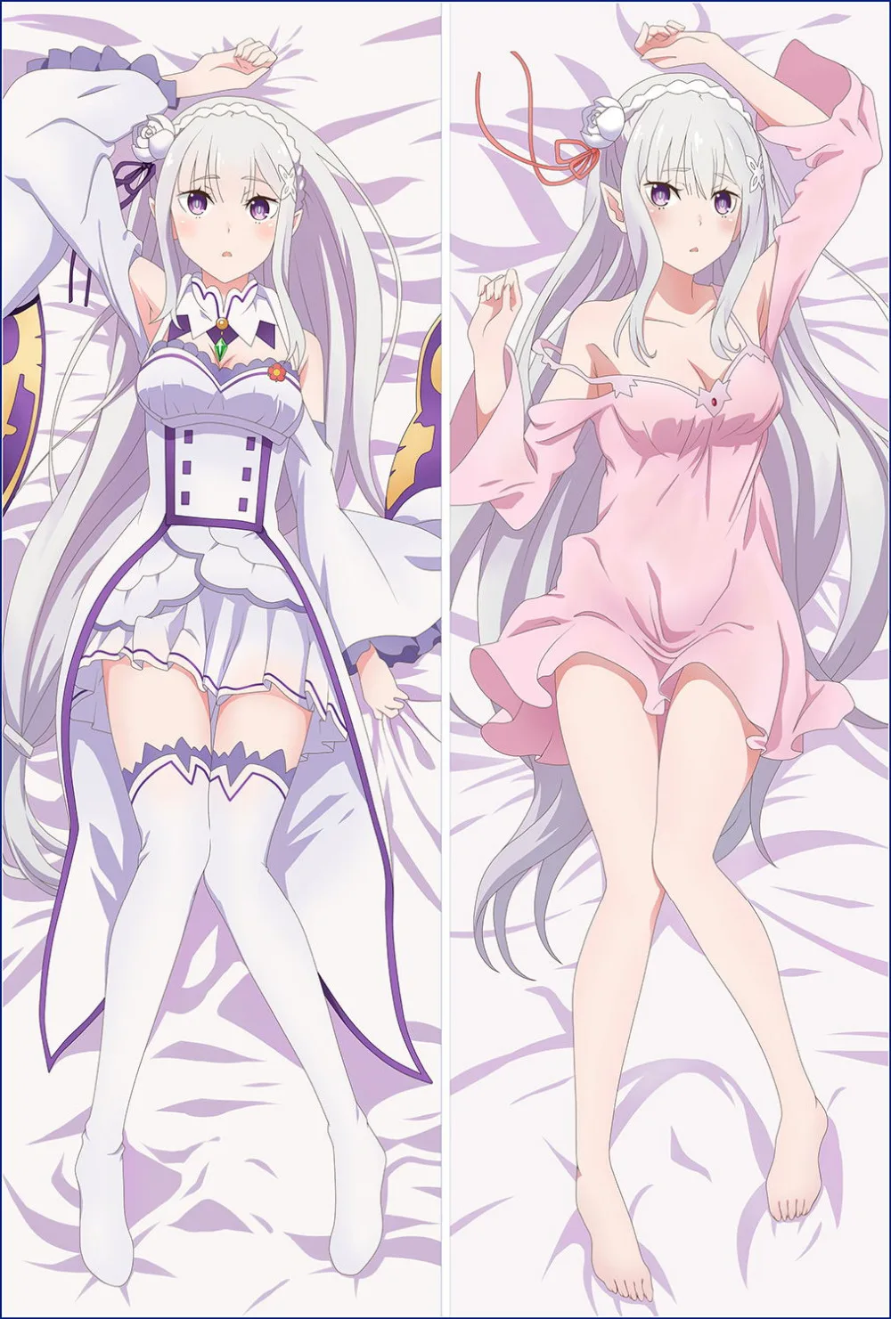 

Anime Hugging body pillow case 150*50 Peach Skin SM1689-2 Re:Life in a different world from zero