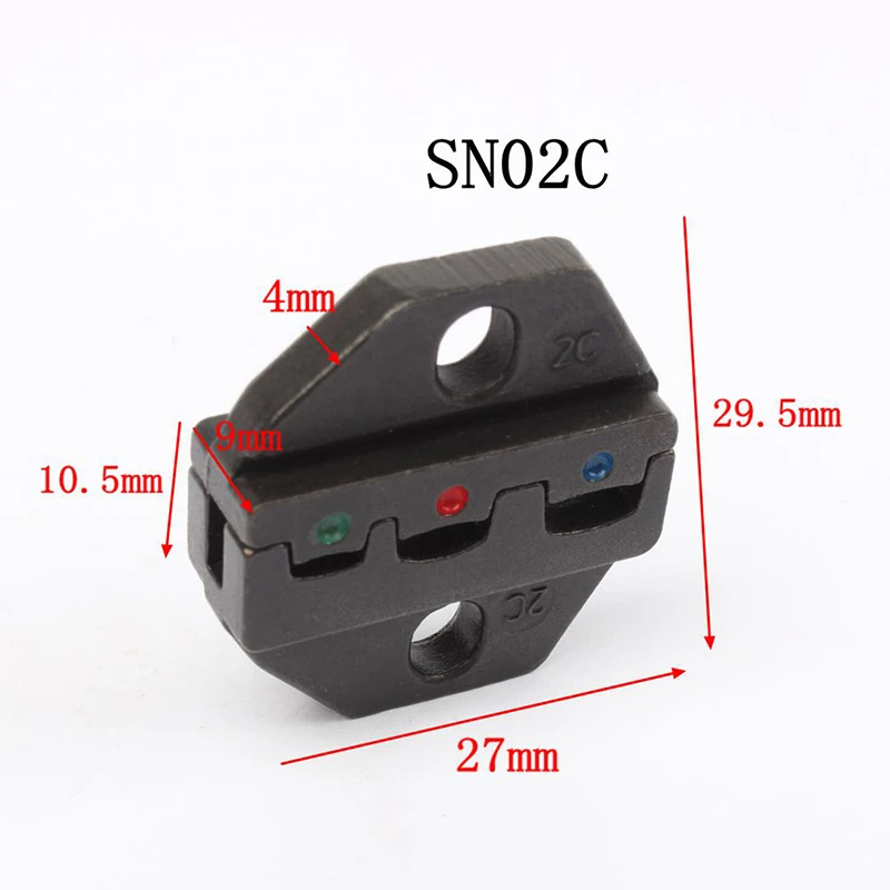 Мини Европейский Стиль SN02C штампы наборы для SN обжимные плоскогубцы серии ручной обжимной инструмент и для SN-02C обжимной инструмент 0,25-мм2 челюсти
