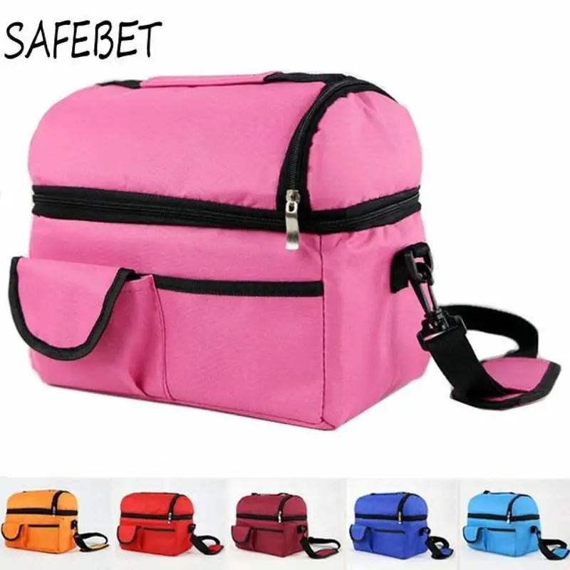 

SAFEBET Portable Picnic Thermal Food Ice Pack Shoulder Large Food Bag Functional Bags New Insulation Cooler Bag Multifunction