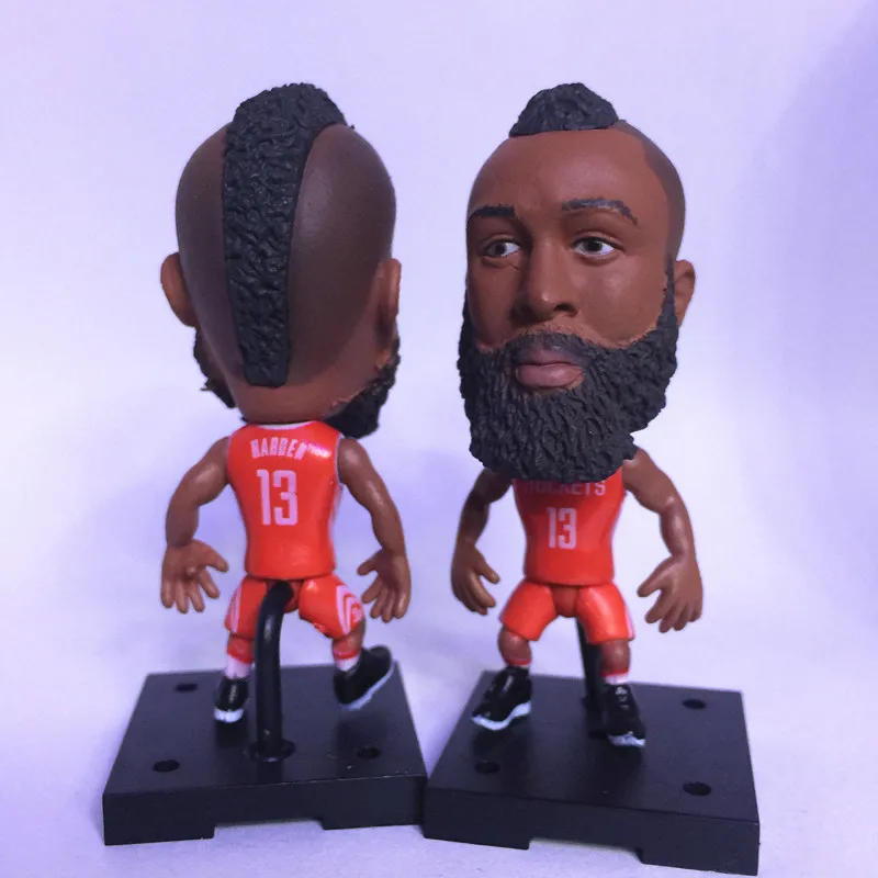 

Soccerwe Square Base 2.55 Inches Height Basketball Star 13 Harden Doll ( Rocket 2018 ) Red Kit Articles