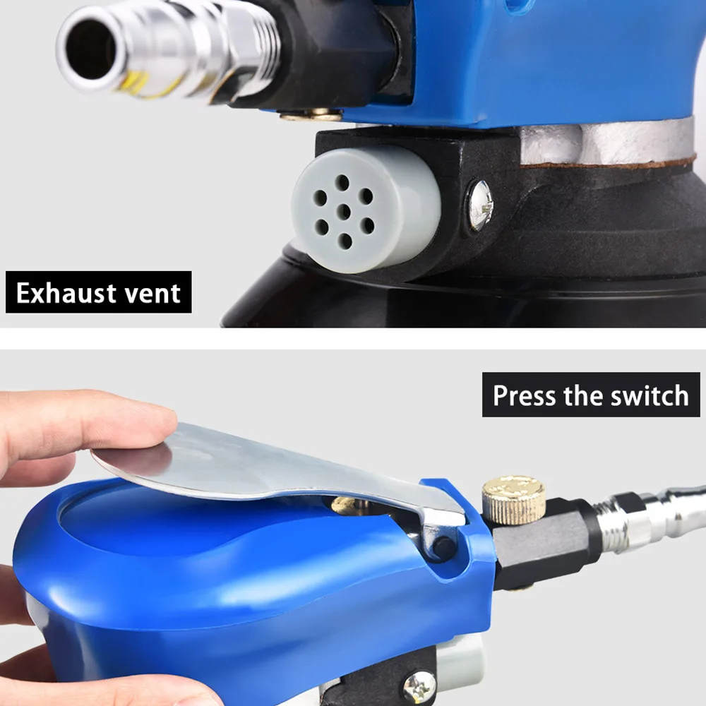 Car Polisher Random Orbital Detailing Waxer er Auto Truck Professional Polisher Vacuum Cleaner Set Tool 5 Inch Polishing
