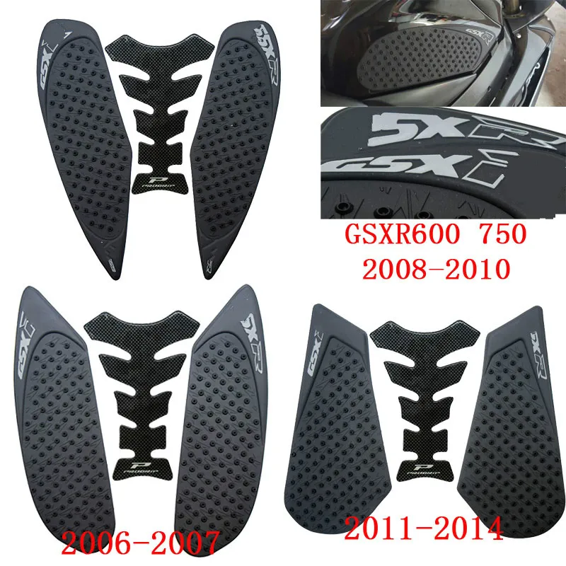 

For Suzuki GSXR 600 750 2006 2007 2008 to 2016 2017 2018 2019 GSXR 600 GSXR 750 K6-L9 K8 Motorcycle Tank Pad Anti slip Stickers