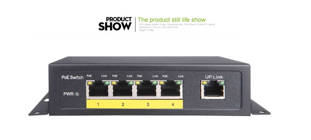 LS6304P 5 разъемное зарядное usb устройство для коммутатор питания через ethernet