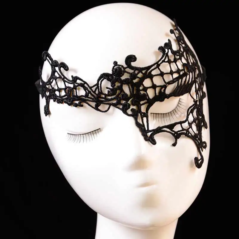 1 шт Сексуальная кружевная маска, маска для анонима, Маскарад венецианский сексуальный черный фестиваль, Карнавальная маска на Хэллоуин, сексуальная маска для глаз с вырезом