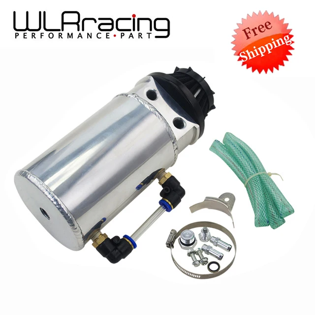 WLRING STORE Free shipping- ALUMINUM POLISHED OIL RESERVOIR CATCH CAN TANK WITH BREATHER FILTER WLR-TK88 aluminum-polishing-supplies : image WLRING STORE Free shipping- ALUMINUM POLISHED OIL RESERVOIR CATCH CAN TANK WITH BREATHER FILTER WLR-TK88 aluminum-polishing-supplies