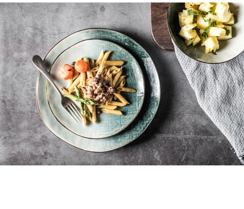 Керамическая тарелка в скандинавском стиле высокого класса посуда блюдо для еды кофе молочные чашки супница столовые приборы для дома набор