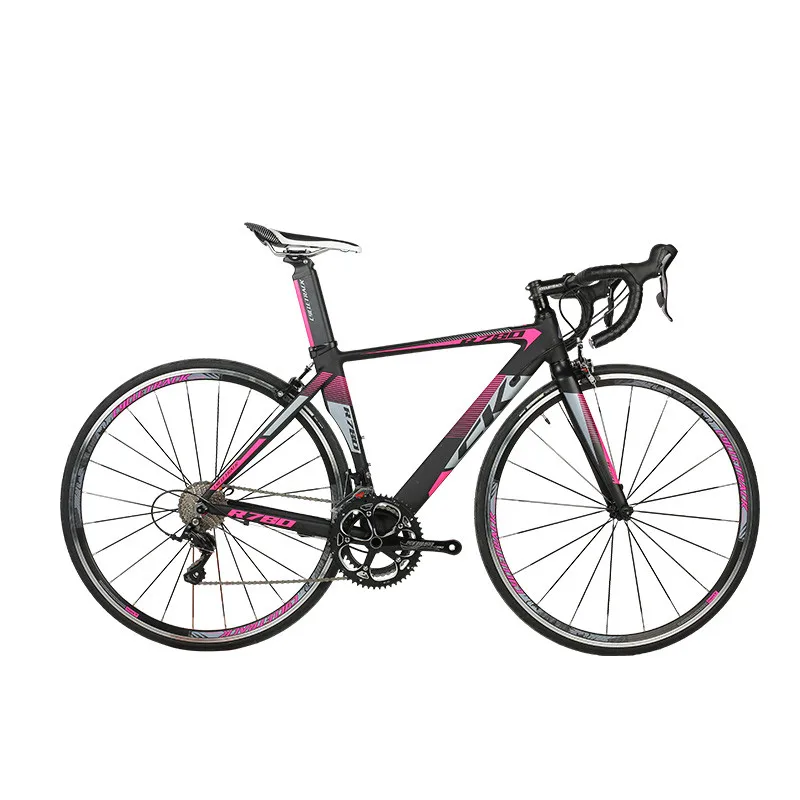 Best RichBit New Ultra Light Road Race Bike 18 Speeds 9 Gears Cassette Carbon Fiber Fork Shimano 3500 700C Road Bicycle Road Bike 1