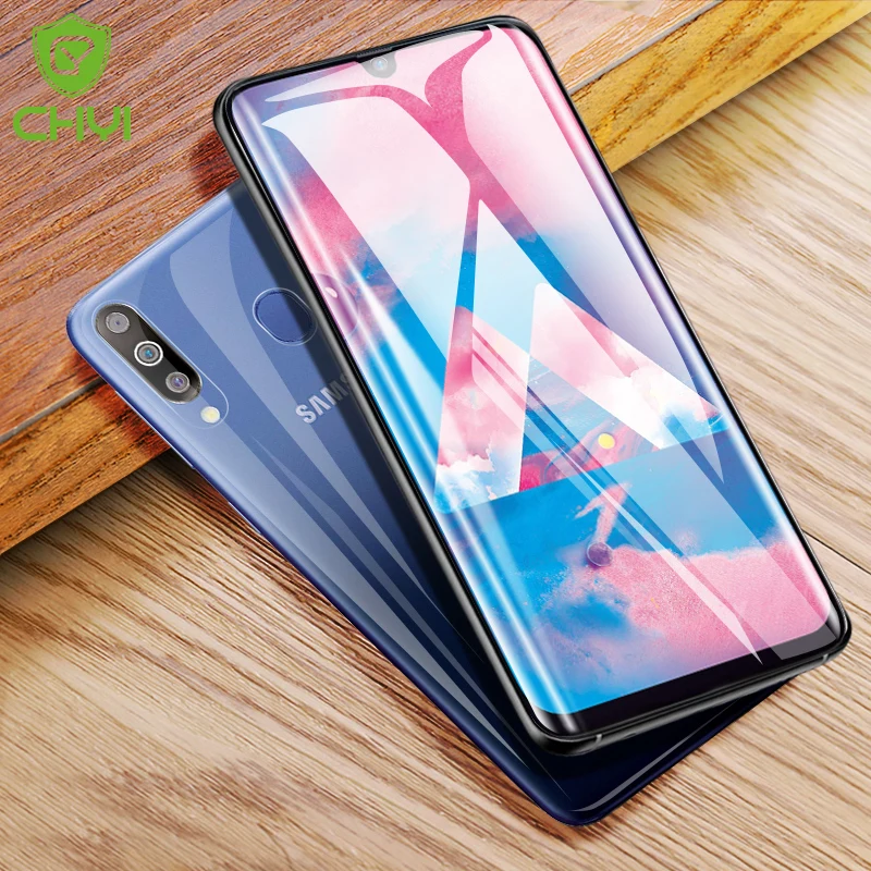 Изогнутая 3d пленка CHYI для Samsung Galaxy M30 A40s защитная с полным покрытием Гидрогелевая