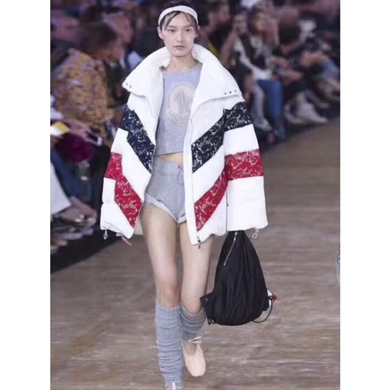 2018 vrouwen donsjack kant stiksels chaqueta mujer vrouwelijke vadim winter jas casual manteau femme bijenkorf verbazingwekkende down jas 2018 vrouwen donsjack kant stiksels chaqueta mujer vrouwelijke vadim winter jas casual manteau femme bijenkorf verbazingwekkende down jas