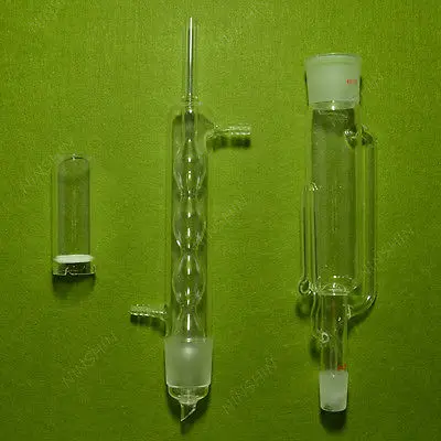 Soxhlet Extractor( 24/29 40/38 Joint)with Extraction Thimble(35mmX95mm) | Канцтовары для офиса и дома