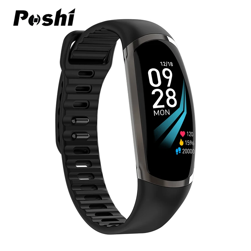 

POSHI Smart Watch Fitness Bracelet Blood Pressure Measurement Fitness Tracker Heart Rate Monitor Waterproof Pedometer Watch