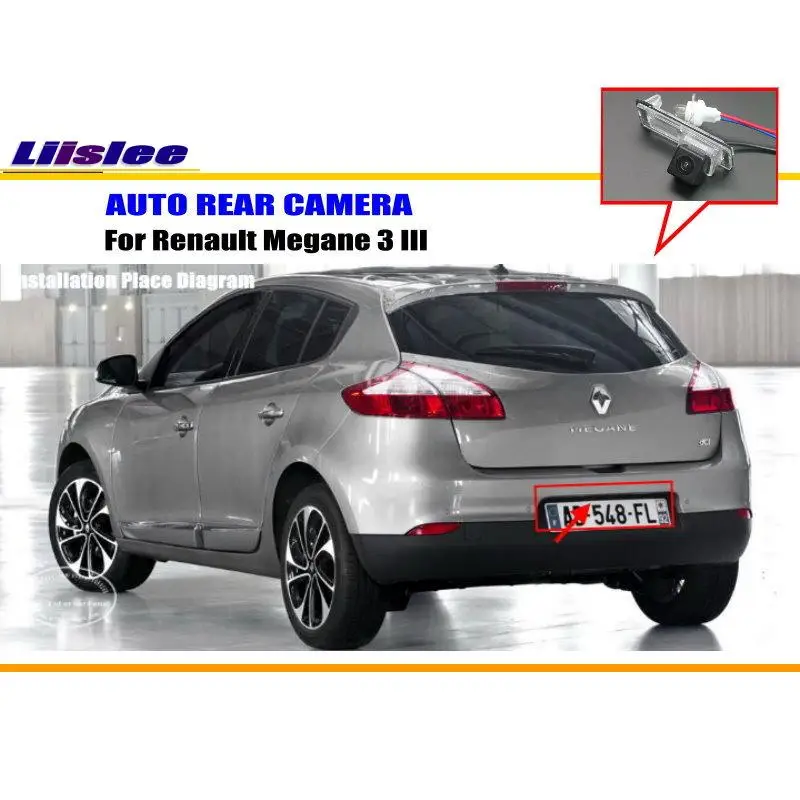 Liislee Автомобильная камера для Renault Megane 3 III 2008~ /камера заднего вида/HD CCD RCA NTST PAL/камера для номерного знака