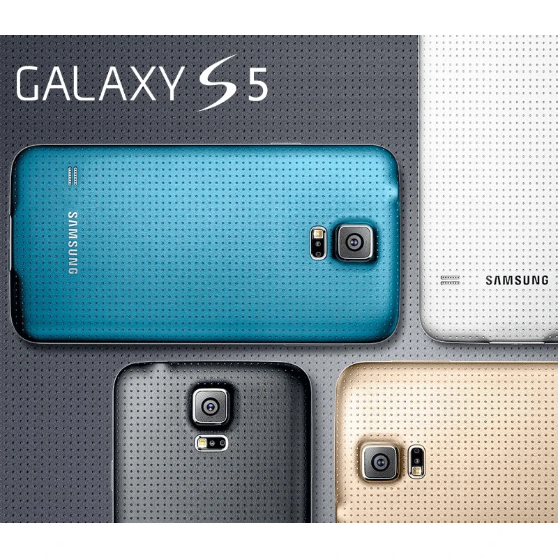 100% первоначально для Samsung Galaxy S5 G900F сзади Батарея дверь Корпус чехол замена крышки