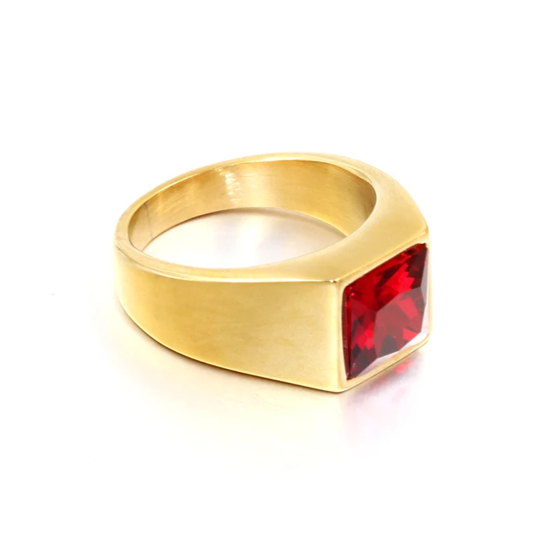 Antique Edwardian Signet Ring Ruby Diamond 14k Yellow Gold Men's Heavy -  Ruby Lane