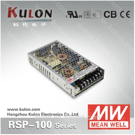 

100W 4.2A 24V Power Supply Meanwell RSP-100-24 110/220V AC to DC 24V with PFC function 3 years warranty