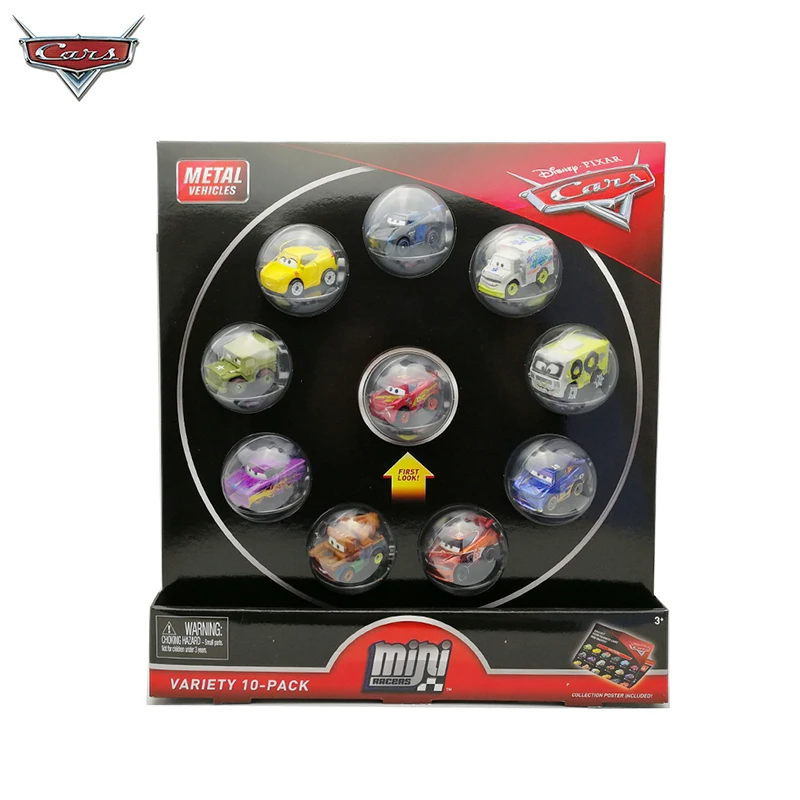Pixar 3 10 шт. набор 1: 64 модель Автомобильная игрушка из мультфильма Джексон литье под