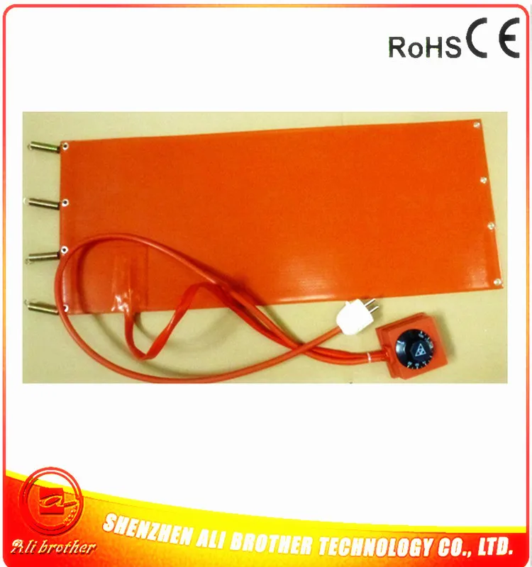 Tank Heater 250*720*1.5mm Silicone Rubber Heater 220v 1000w with 1000mm