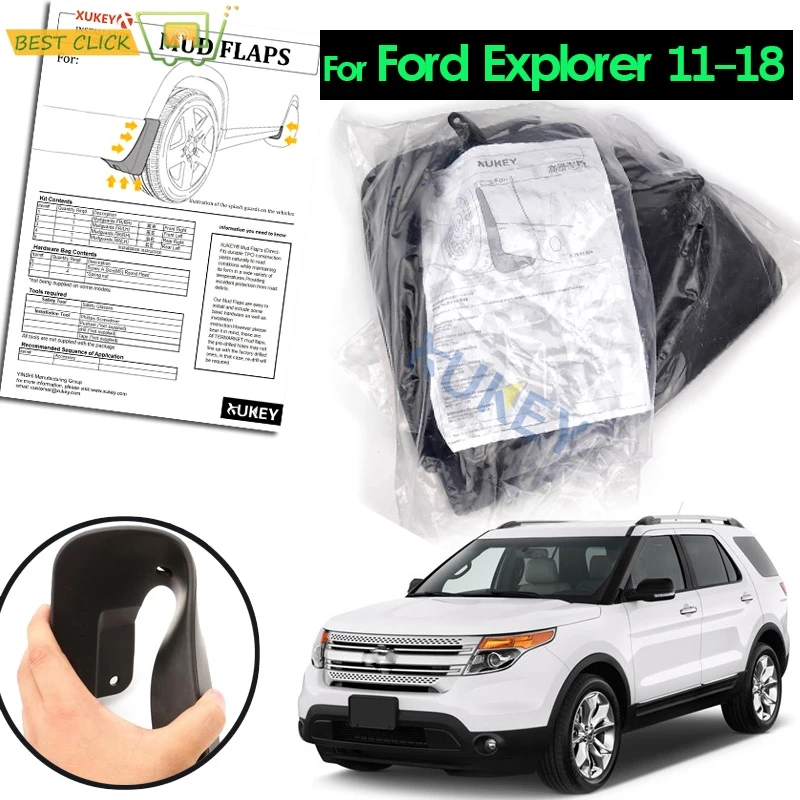 Buy Set Molded Mud Flaps For Ford Explorer 2011 2019