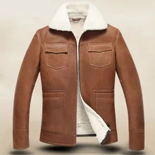 Men’s leather jackets Fur Male Sheepskin jacket Men’s leather A jacket