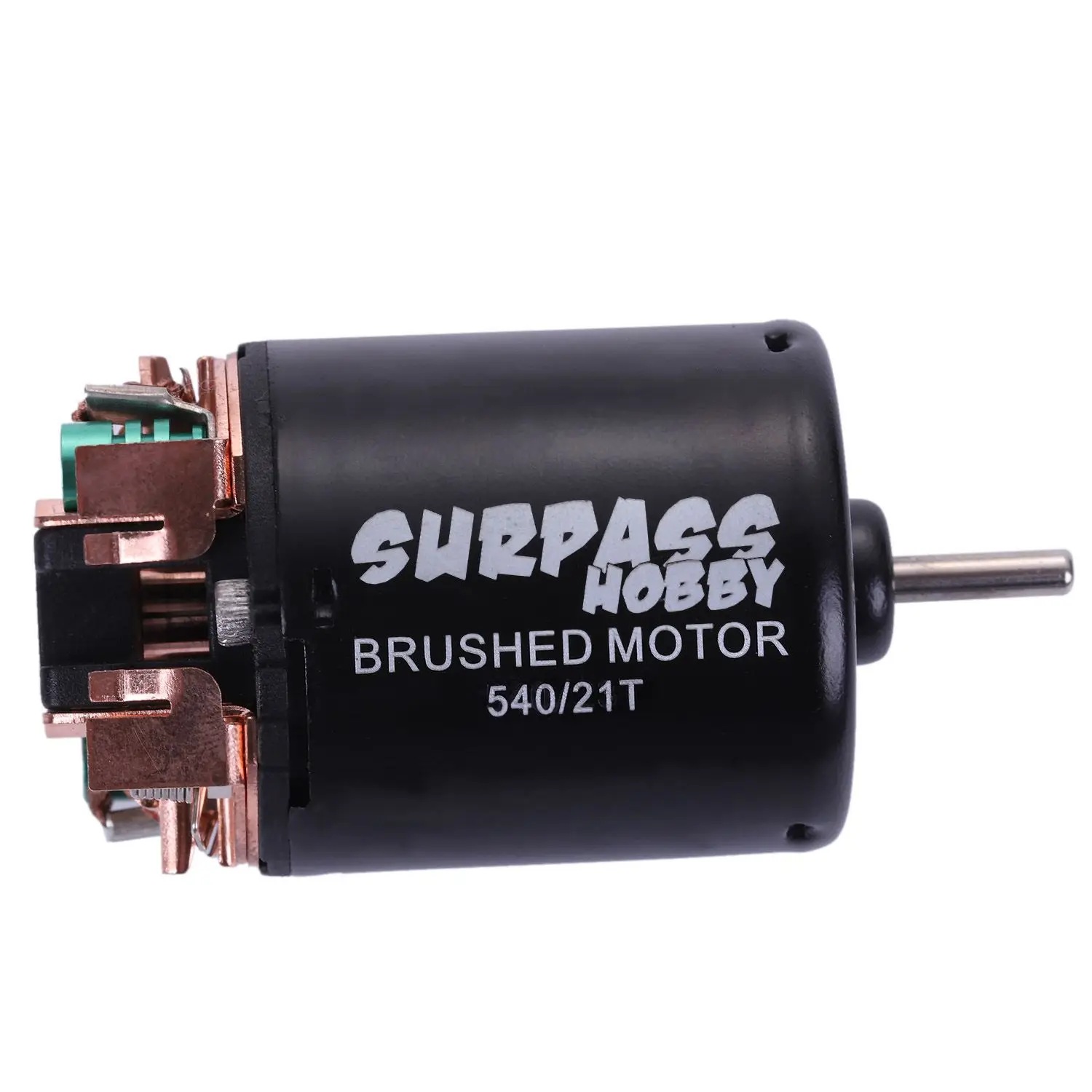 

SURPASS HOBBY 540 21T 4 Poles Brushed Motor and WP-1060-RTR 60A Waterproof Brushed ESC Speed Controller with 5V/2A BEC for 1/1