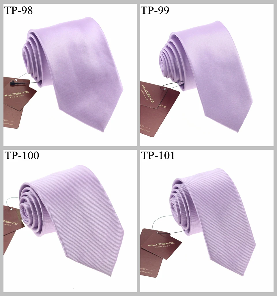 HUISHI горячая Распродажа 6 см мужские свадебные аксессуары галстук для шеи для мужчин сиреневый фиолетовый 8 см тонкий модный вечерние деловые официальные Галстуки