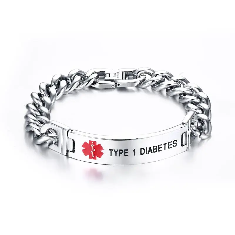BLOOD THINNER Stainless Steel Medical Alert Heart Charm w// Lobster Clasp