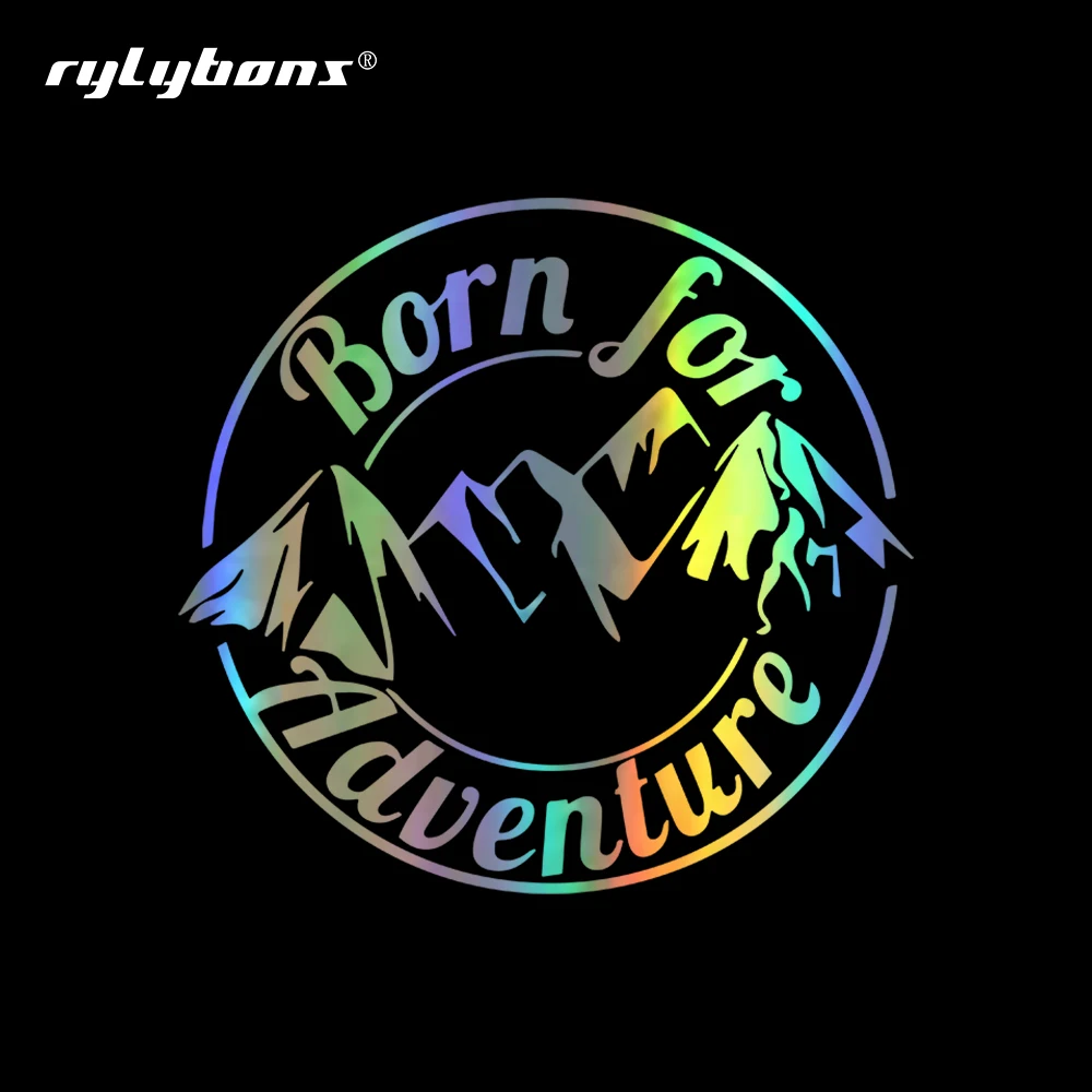 

Born For Adventure Car Sticker Car Styling Decals Bumper Sticker Motorcycle Car Body Window Stickers Auto Decorative Accessories