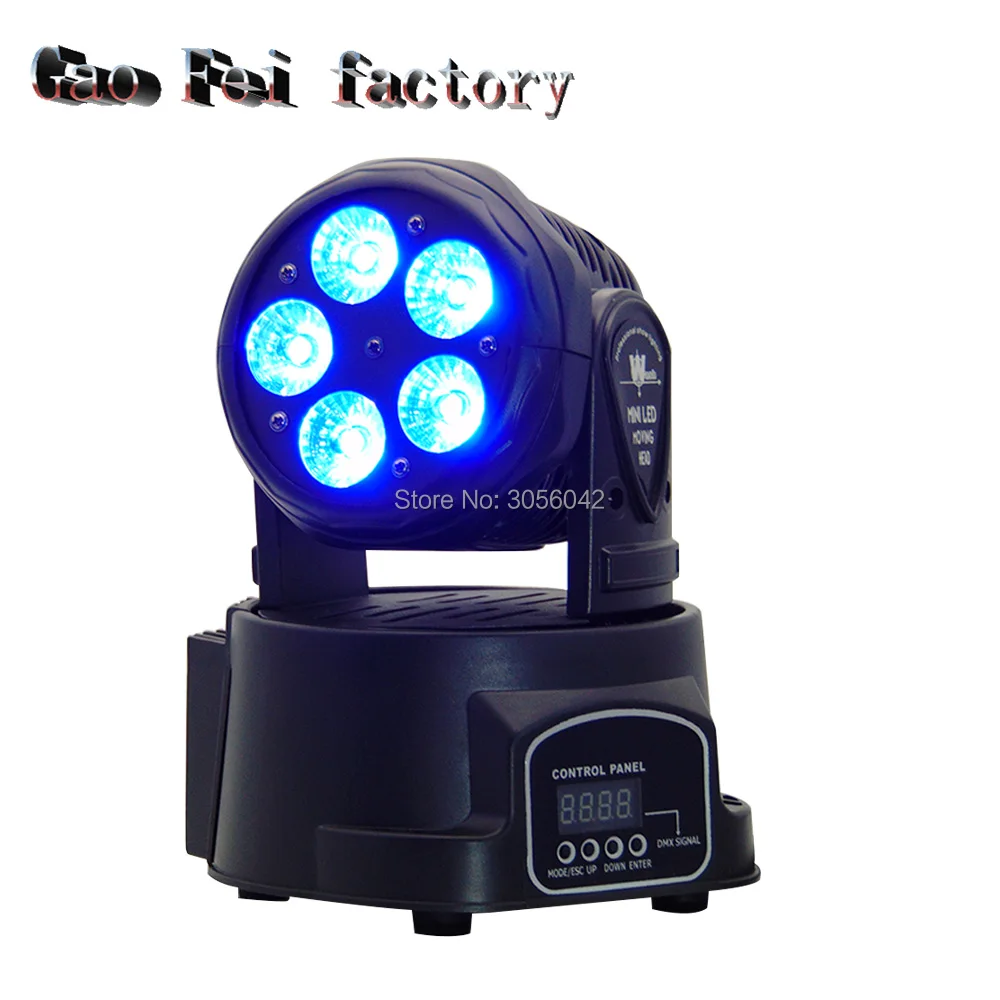 

5x15W RGBWA+UV 6in1 LED Moving Head Beam Spot DJ Party Stage Show