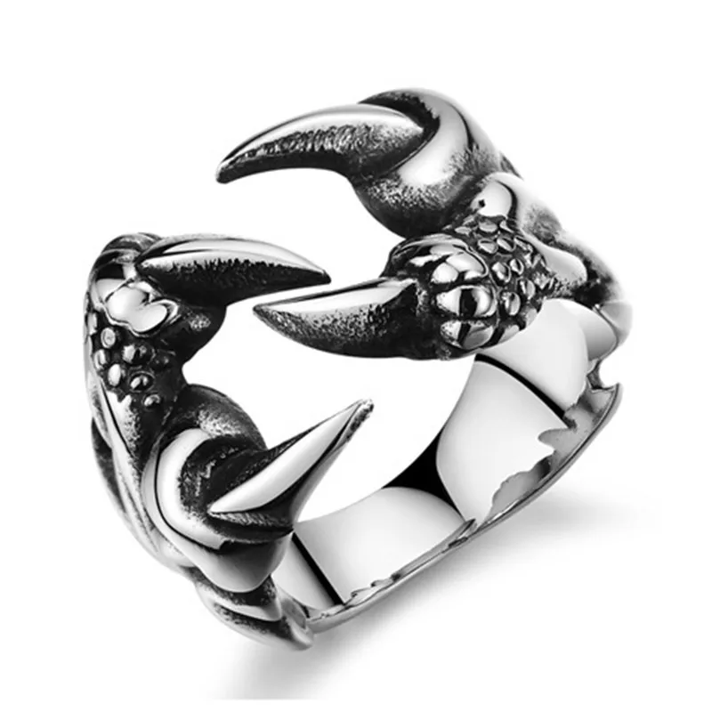 Gothic Punk Ring Men Fashion Retro Skull Wolf Dragon Snake Tiger Male Ring jewelry Anel Halloween Accessories Anillo Hombre Gothic Punk Ring Men Fashion Retro Skull Wolf Dragon Snake Tiger Male Ring jewelry Anel Halloween Accessories Anillo Hombre