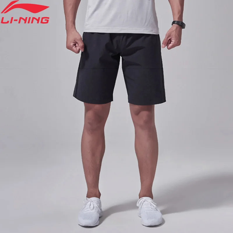 

(Clearance Sale)Li-Ning Men Training Series Shorts Breathable Regular Fit Polyester Spandex LiNing Sports Shorts AKSN109 MKD1535