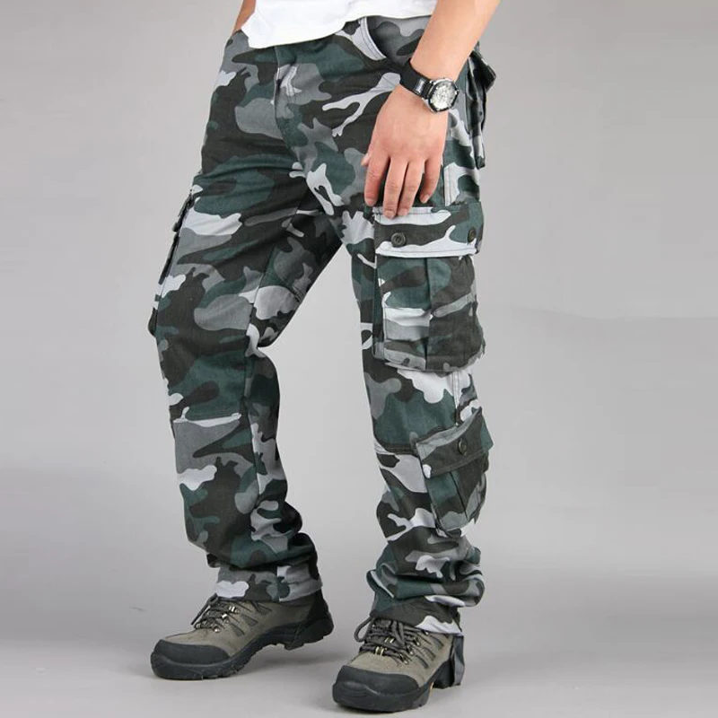 Мужские камуфляжные брюки многофункциональные функциональные камуфляжные тактические брюки мужские s повседневные брюки карго Военная