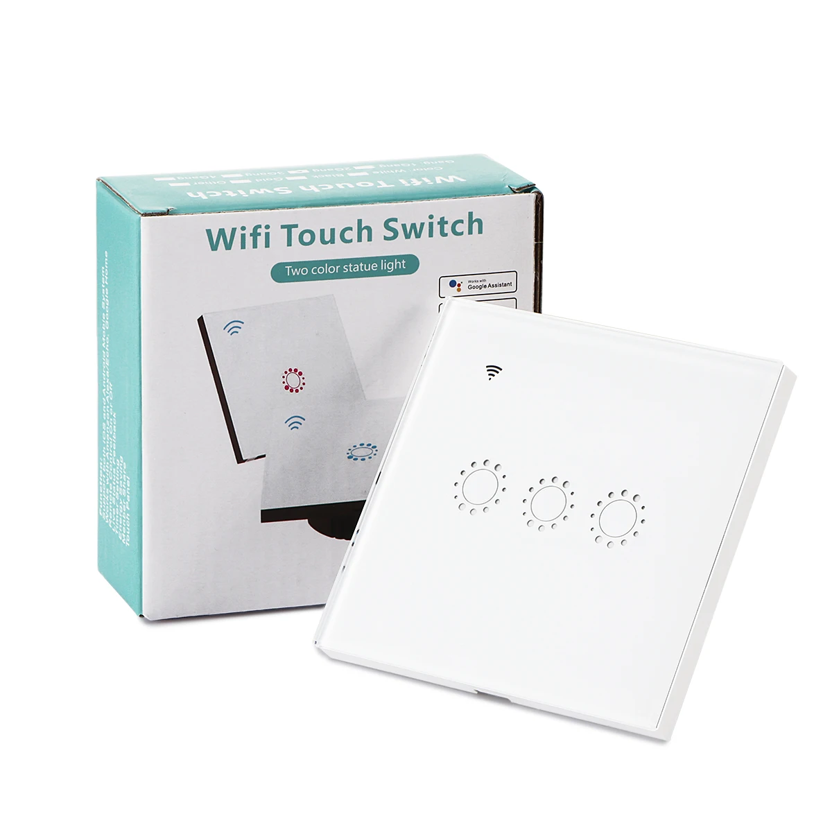 

AC 250V Smart Wi-Fi Touch Wall Switch 220v wall Light Switch,EU Standard wireless smart home switch