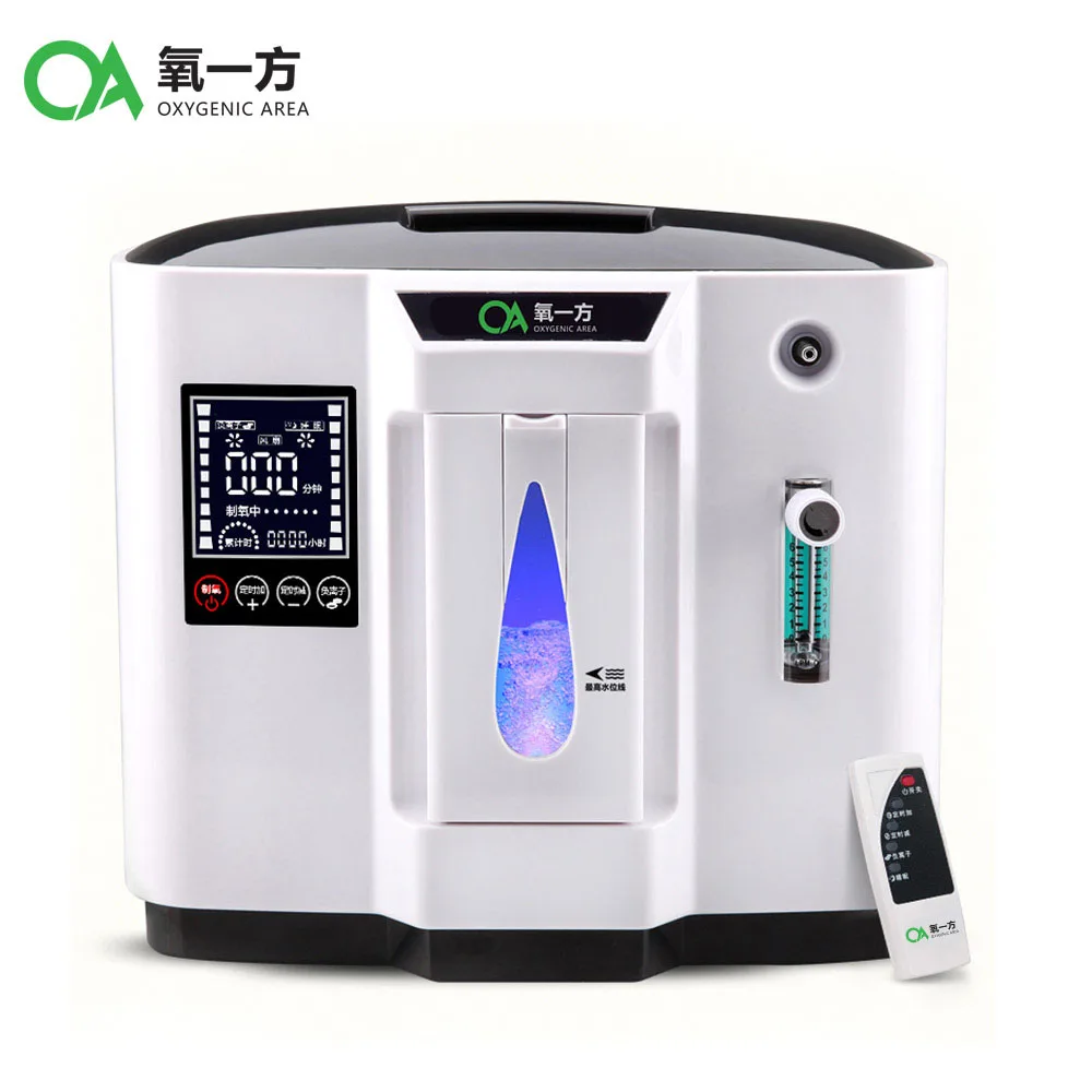 

Top grade 90% high purity 6L flow home use medical portable oxygen concentrator generator DDT-1A